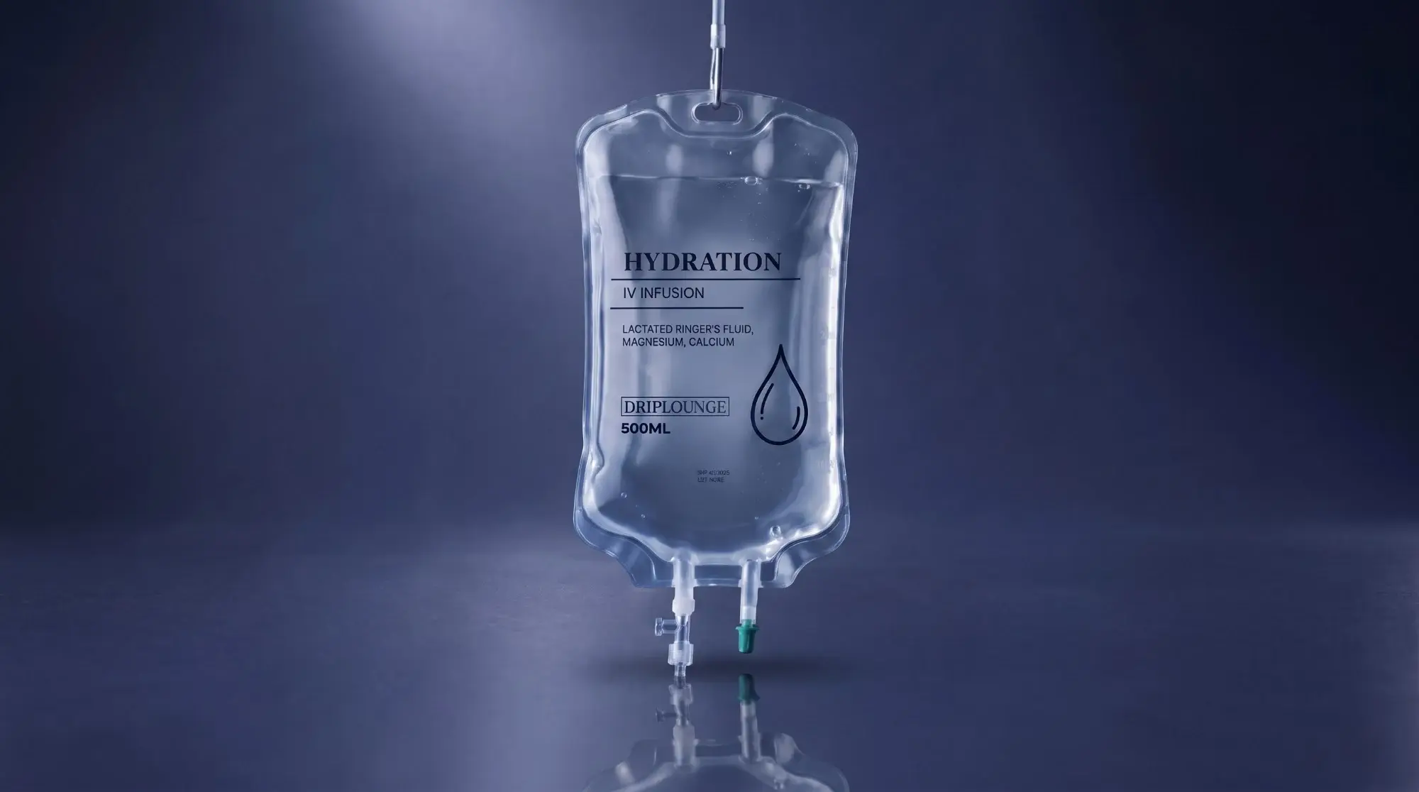 Drip Lounge Hydration IV infusion bag