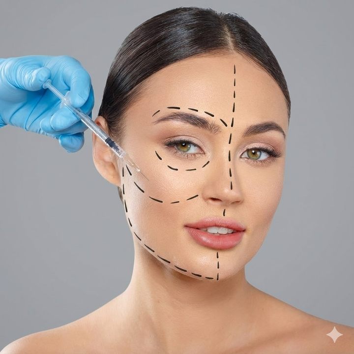 Facial Botox consultation at Drip Lounge