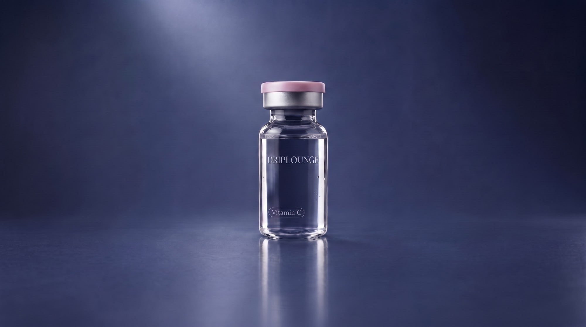 Vitamin C injection vial