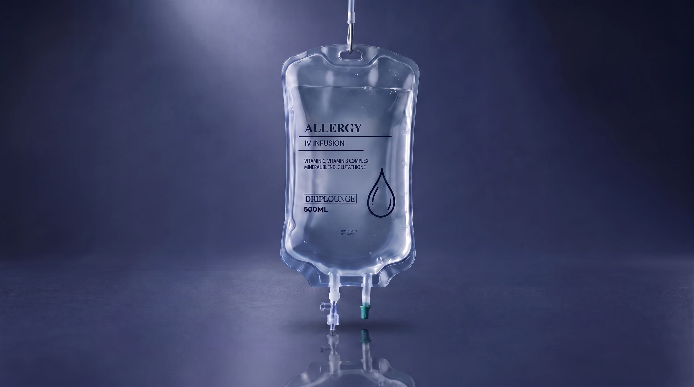 Allergy IV infusion bag