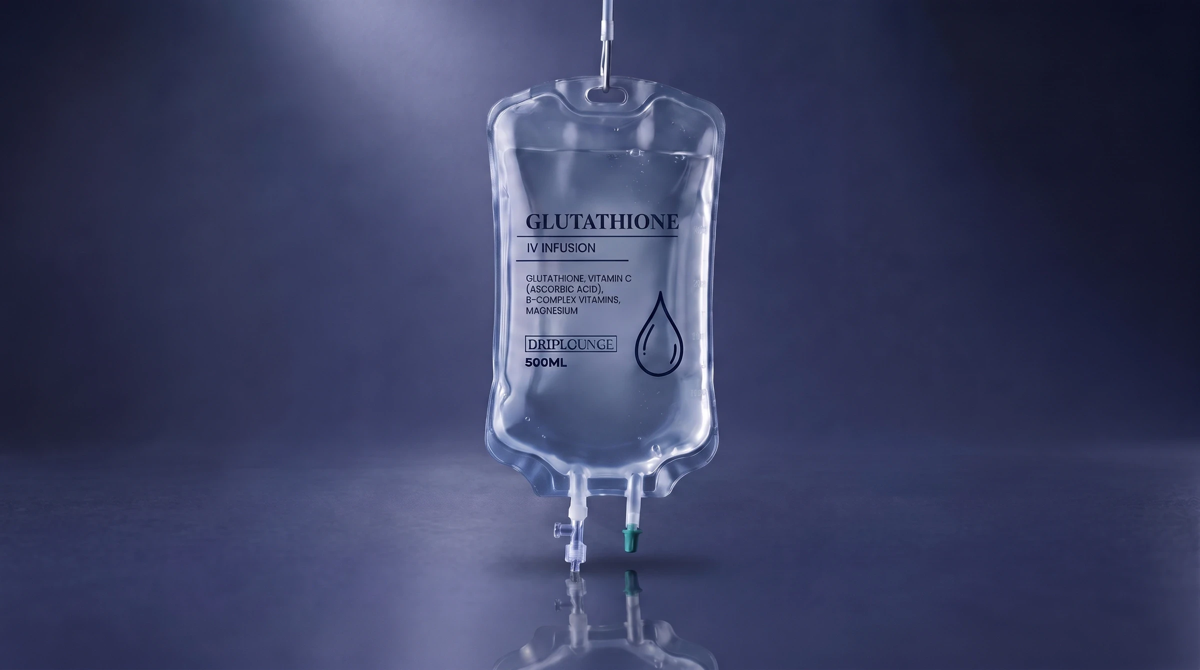 Glutathione IV infusion bag