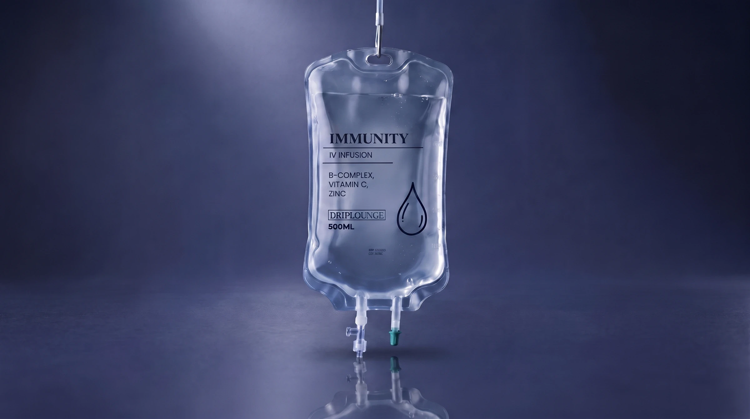 Immunity IV infusion bag
