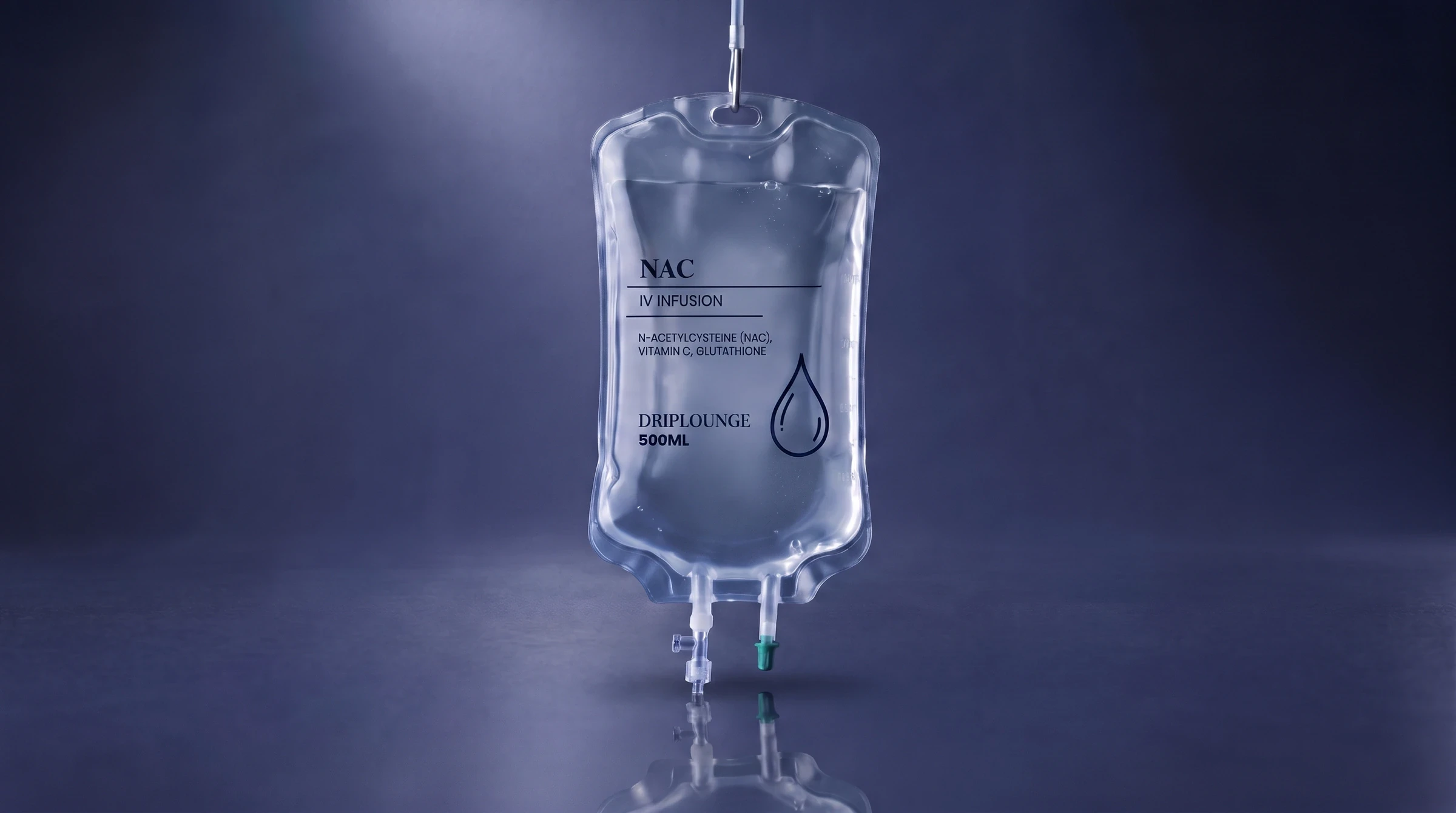 NAC IV infusion bag